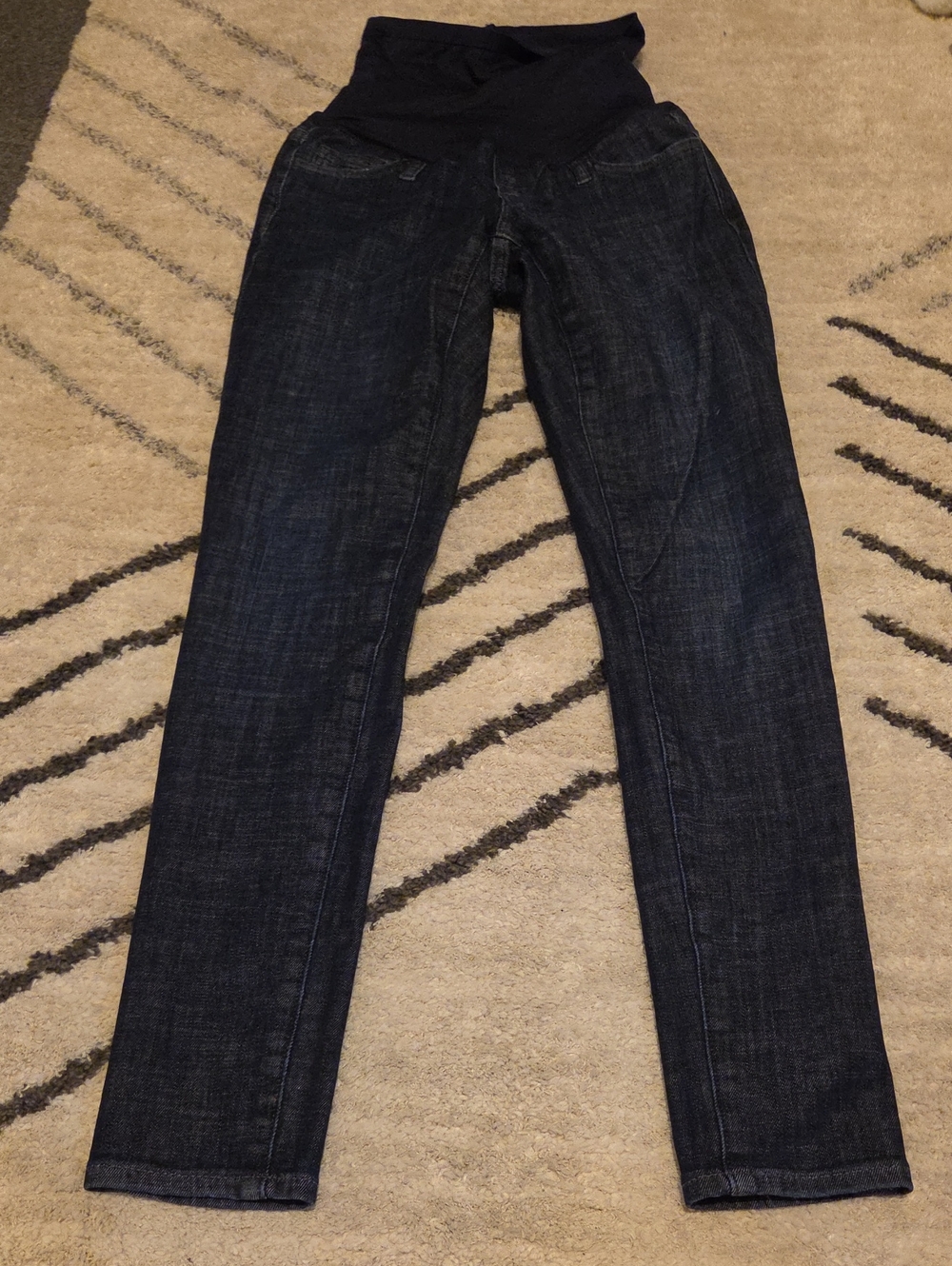 Gap Maternity Dark Blue Jeggings with Stretch Waistband